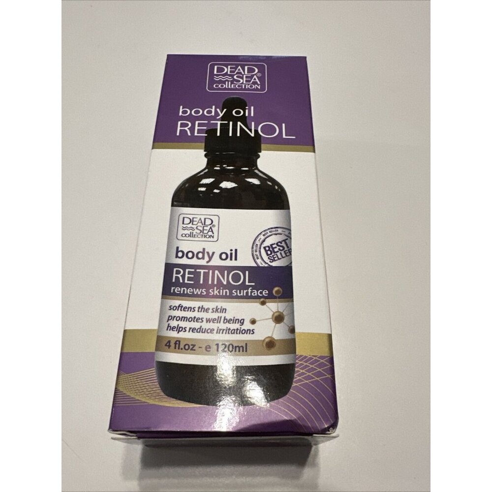 RETINOL DEAD SEA COLLECTION Body Oil Helps Reduce IRRITATION, 4 floz Soften Skin